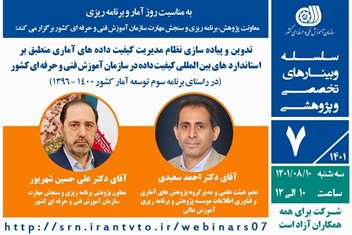 برگزاری وبینار تخصصی7
